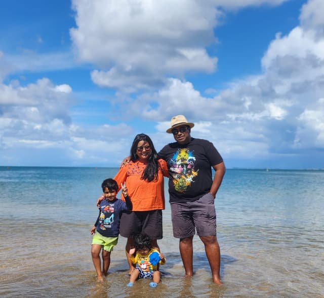 Pia and Abhi — founders of FindMyProperty.co.nz