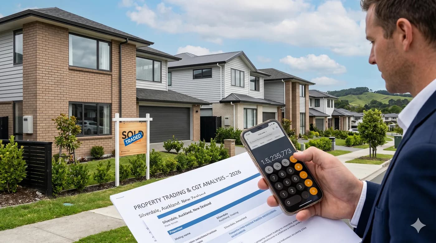 New Zealand capital gains tax analysis for property traders and investors — 2026 election guide